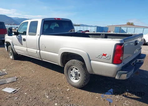 2005 Chevrolet Silverado 2500Hd Lt из США, поврежденный, VIN 1GCHK29275E276554